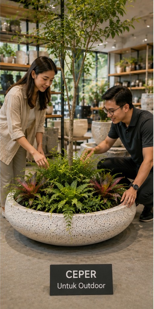 cara memilih pot teraso memilih pot teraso