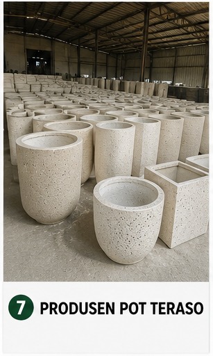 jual pot teraso langssung produsen