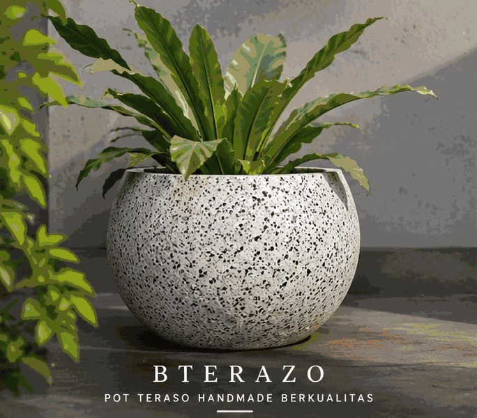 umkm pengrajin pot teraso -