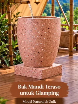 bak mandi teraso glamping